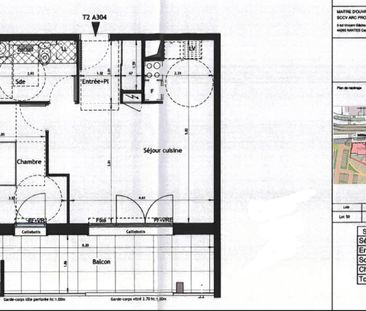 location Appartement T2 DE 45.44m² À ANGERS - Photo 1