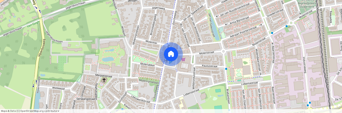 Molenstraat en omgeving, 5262 CX, Moleneindplein, Vught