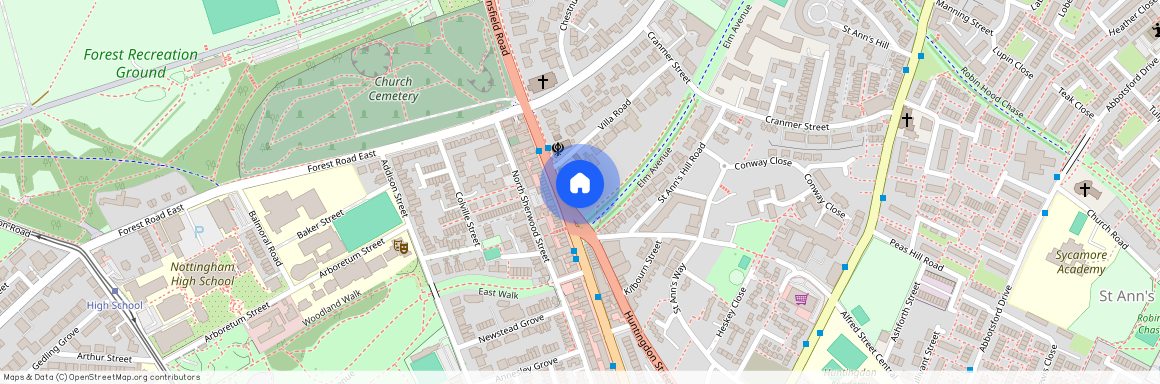 Flat 3, 190 Mansfield Road, Nottingham, NG1 3HX