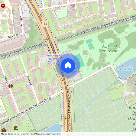 ul. ks. bp. Wincentego Tymienieckiego, Stary Widzew, Widzew, Łódź, łódzkie