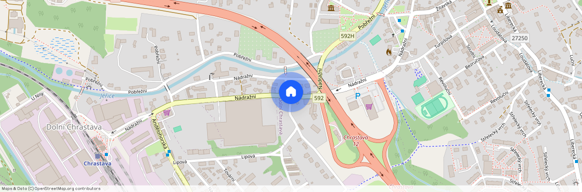 Nádražní, Chrastava - Dolní Chrastava, okres Liberec