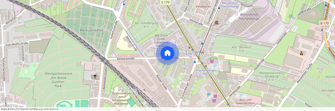 Barbarastr. 48, 01129 Dresden OT Pieschen-Nord/Trachenberge