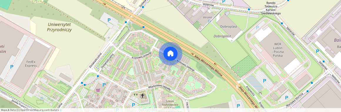 ul. Królowej Jadwigi, Felin, Lublin, lubelskie