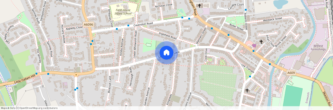 Little Hallam Lane, Ilkeston, Derbyshire, DE7