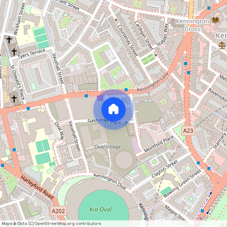 Gasholder Place, Kennington, London, SE11