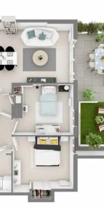 Appartement à louer 3 pièces 62.33m² - Photo 3