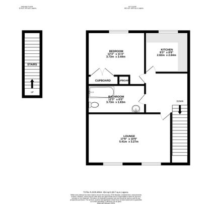 1 bedroom flat to rent, Available unfurnished from 14/05/2025 - Photo 1