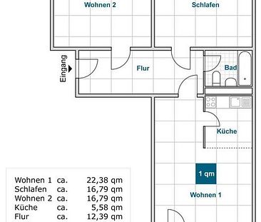 Schöne 3-Zimmerwohnung in oberster Etage! - Foto 5