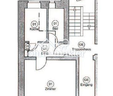 Vollmöblierte 1,5-Zimmer Wohnung mit Gartennutzung in Essen (Univer... - Photo 1