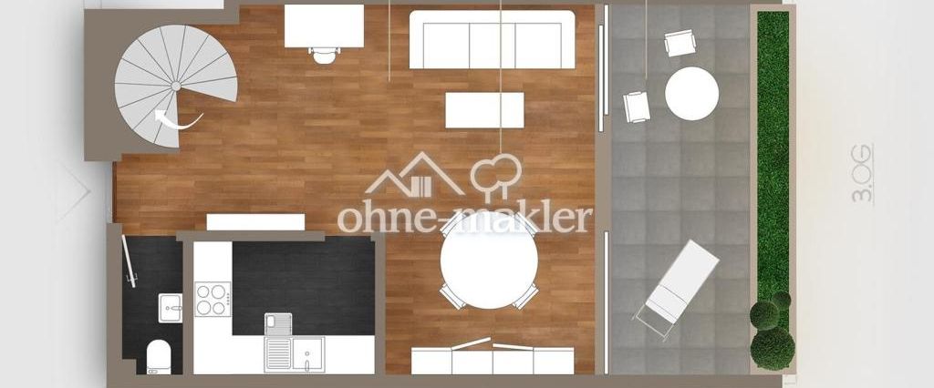 Auf zwei Etagen: Terrassen-Wohnung in Villenviertel Regensburg - Photo 1