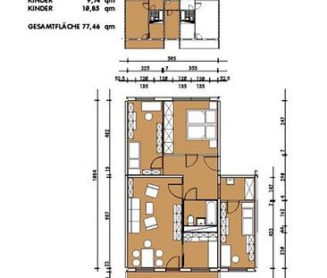 Etwas besonderes: familienfreundliche 4-Zimmer-Wohnung! - Foto 6