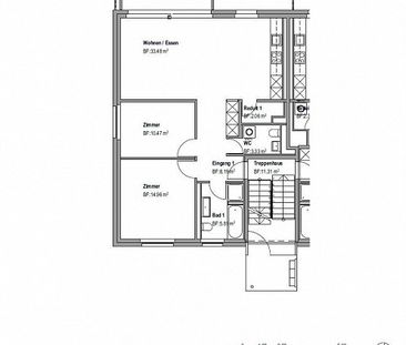 3.5-ZW à 78 m² im 1. OG links (Totalsaniert 2022) - Foto 2