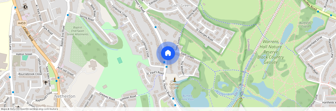 St. Peters Road, Gads Green, Dudley, West Midlands