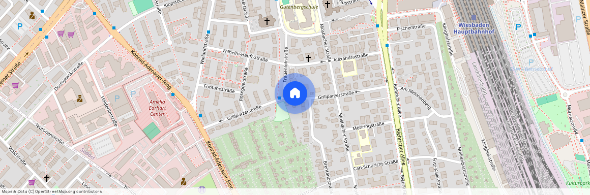 Grillparzerstrasse, 65187 Hessen - Wiesbaden