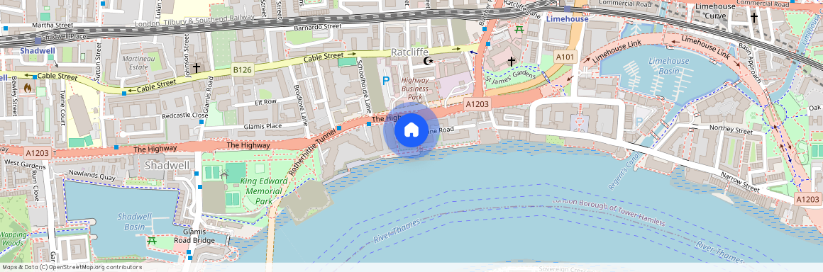 Mauretania Building, Jardine Road, E1W