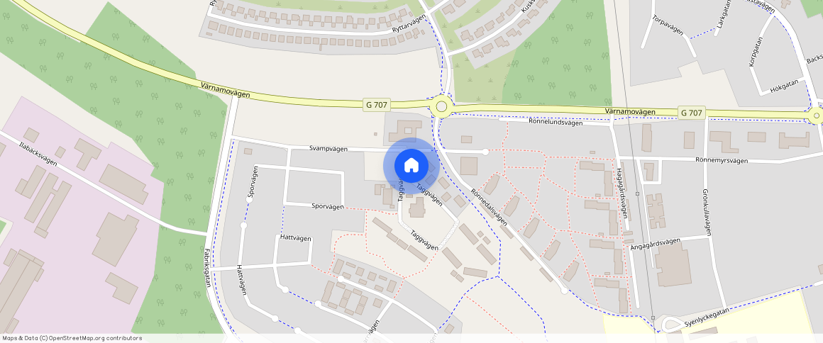 Alvesta, Taggvägen, **, 34233