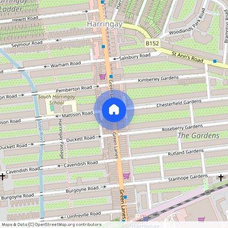 Spacious Double Rooms In Recently Refurbished Flat Grand Parade, Green Lanes, London, N4