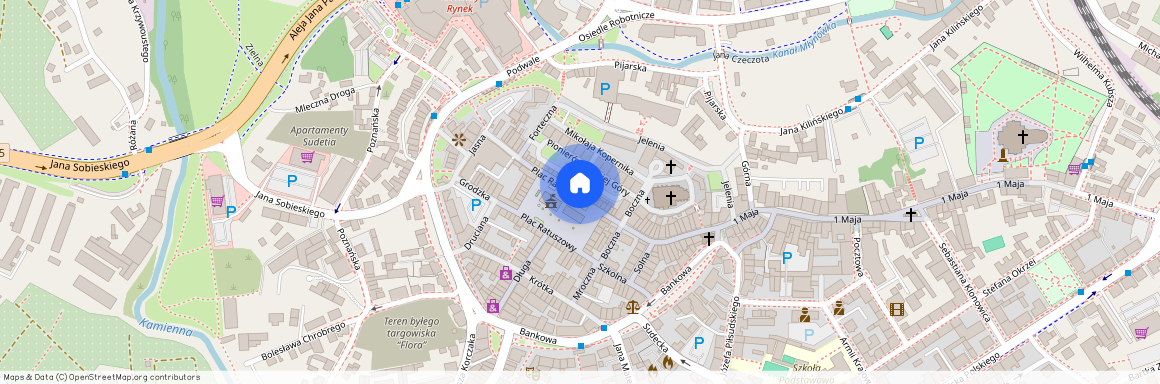 Śródmieście, Jelenia Góra, dolnośląskie