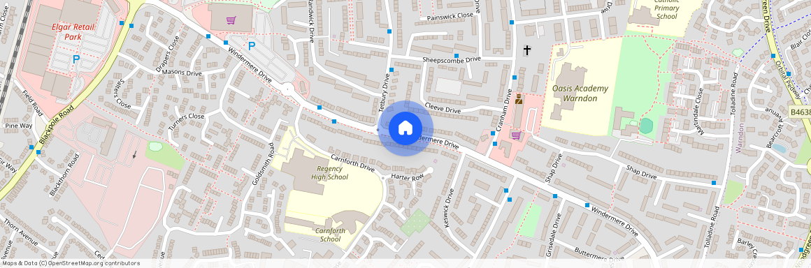 Windermere Drive, Worcester, Worcestershire, WR4