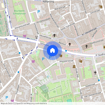 Oude Dijk, 5038 TN, Louis Bouwmeesterplein, Tilburg