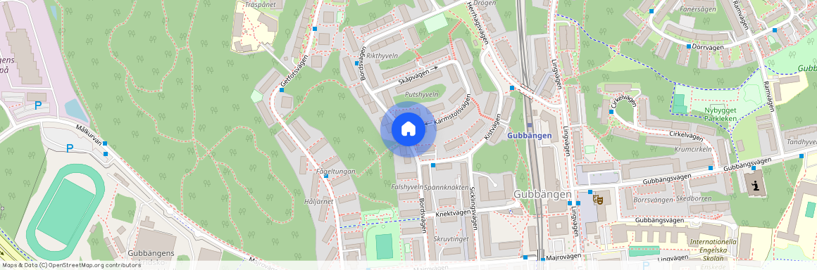 Bordsvägen, Enskede