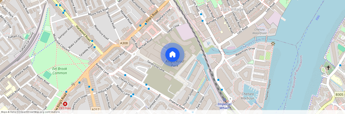 Michael Road, Kings Road Park, Fulham, London, SW6