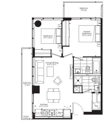 For Lease - 195 Redpath Avenue Unit# 1804, Toronto, Ontario - Photo 1