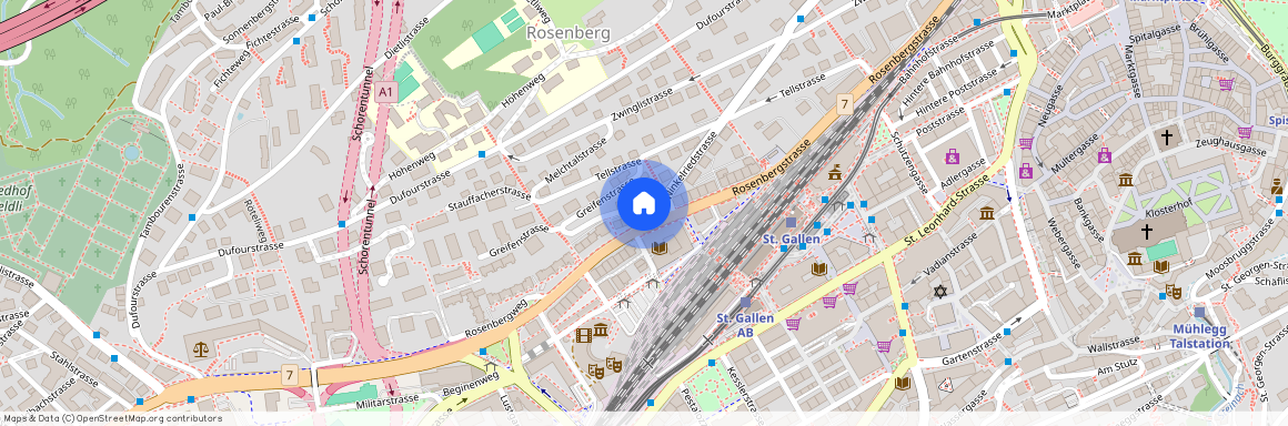 Rosenbergstrasse 66 (BK), 9000 St. Gallen, SG