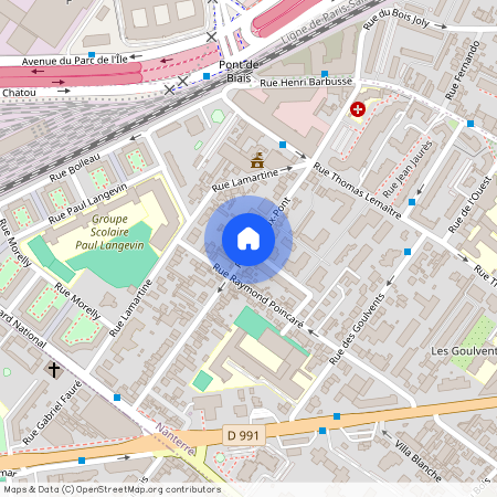 Rue du Vieux-Pont, Francja, Nanterre