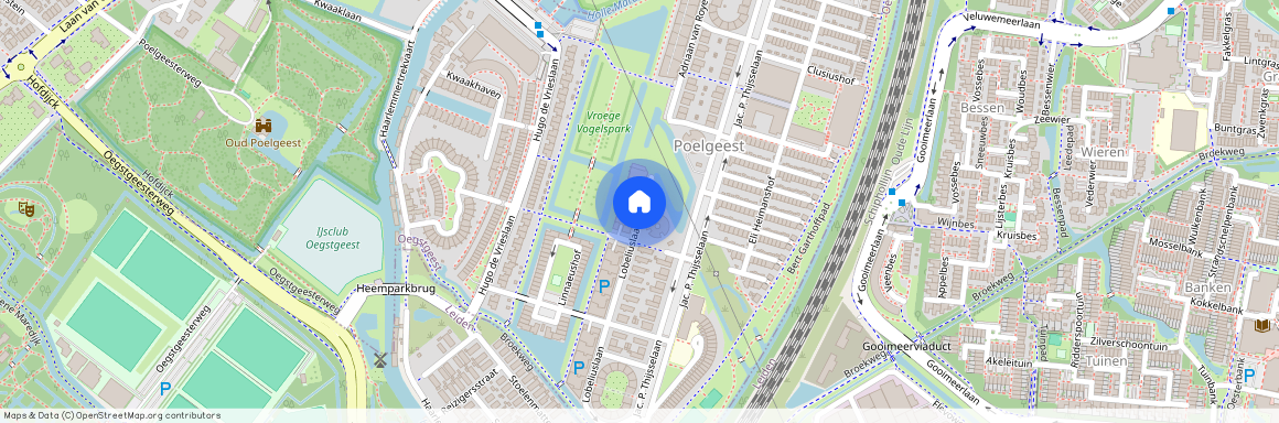 Poelgeest, 2341 PL, Lobeliuslaan, Oegstgeest