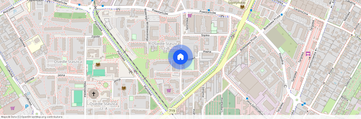 Pruszkowski, Pruszków, Os.staszica, Dobra