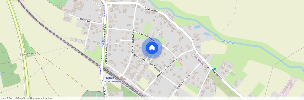 ul. 1 Maja, Czarnowąsy, Opole, opolskie