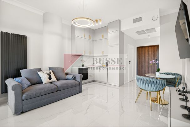 Stylowa kawalerka z balkonem w Hanza Tower! - Zdjęcie 1