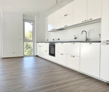 Neubau! 4-Zimmer-Wohnung mit Südbalkon, Einbauküche und Aufzug in R... - Foto 4