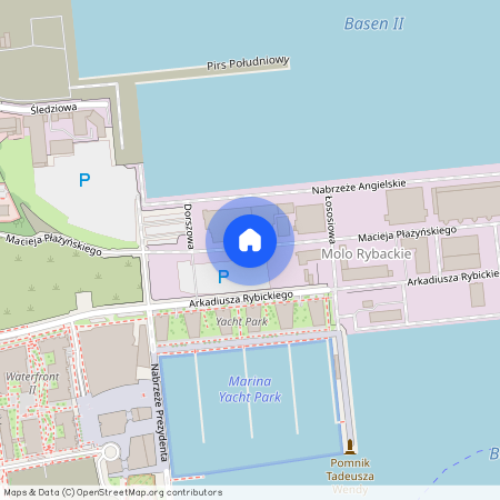 ul. A. Hryniewickiego, Śródmieście, Gdynia, pomorskie