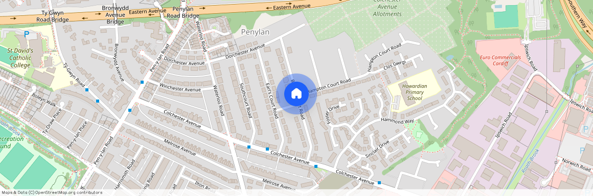 Barons Court, Penylan, Cardiff, CF23