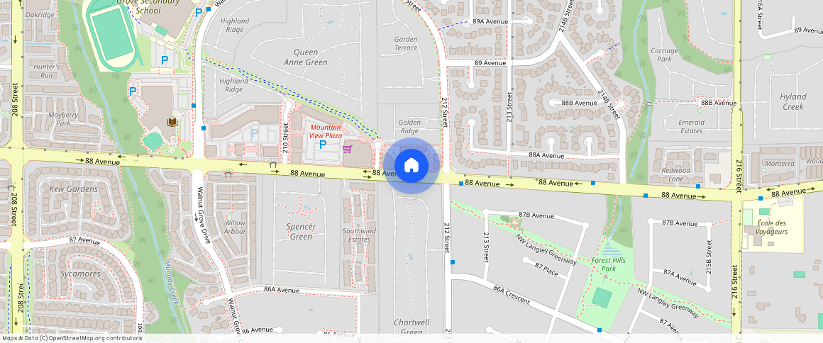 google map, Township of Langley, Township of Langley, Metro Vancouver, V1M 2G5