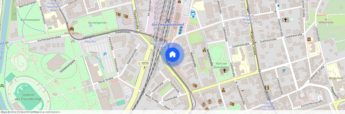 Bahnhofstr. 12, 07545 Thüringen - Gera