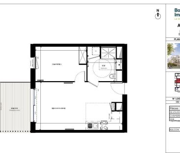 Appartement à louer 2 pièces 45.14m² - Photo 3