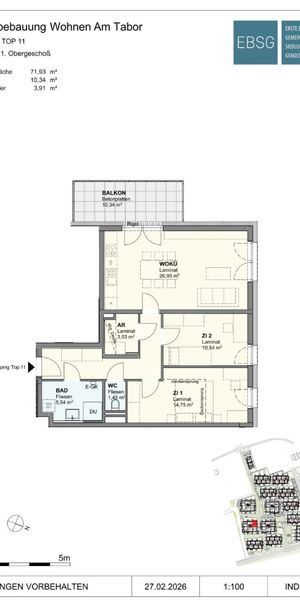 Geförderte gut gelegene Pärchenwohnung - 4/11 - Foto 2