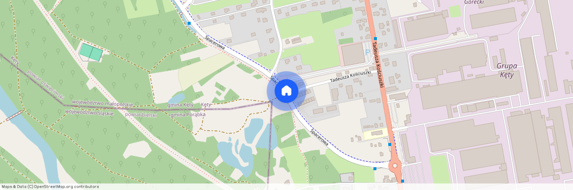 ul. Spacerowa, Kęty, Kęty, oświęcimski, małopolskie