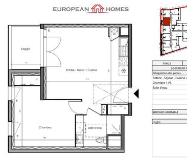 Location Appartement 2 pièces Meublé 43m² LA CHEVROLIERE 44118 - Photo 3