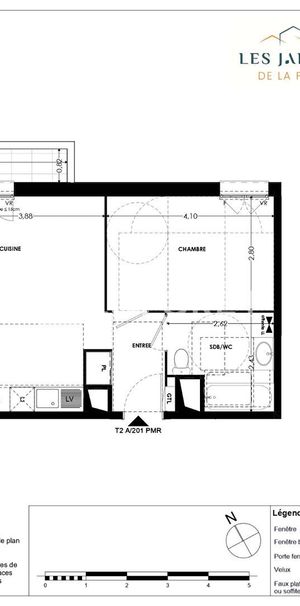 Appartement T2 GRIGNY à louer - Photo 1