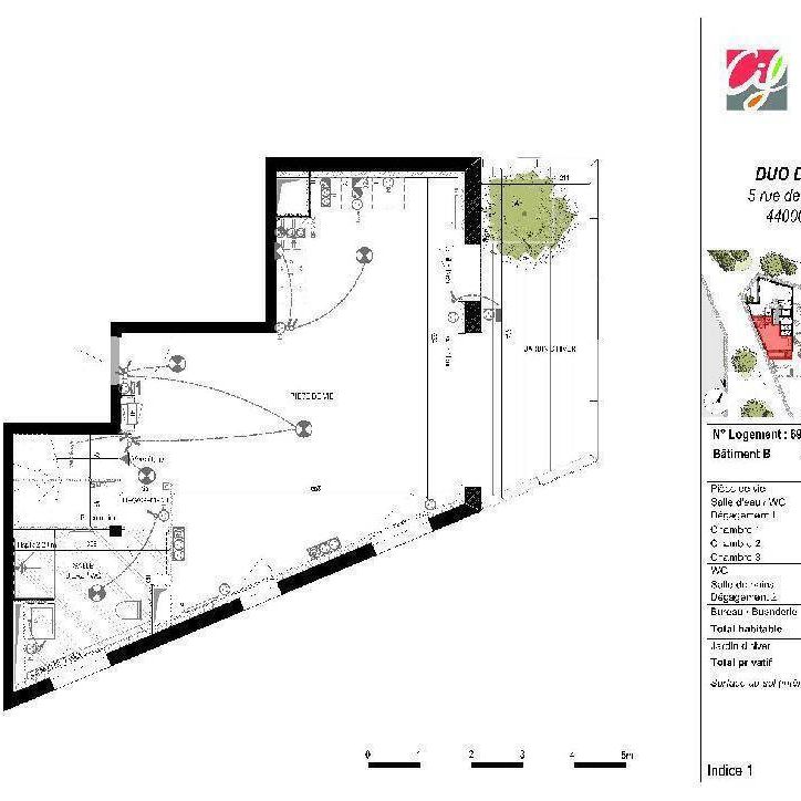 Location appartement t4 107 m² à Nantes (44000) St Donatien/Jardin des Plantes-Gare Sud - Photo 2