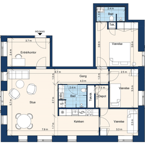 Bærvænget 1, st. th - Foto 3