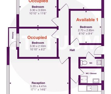 1 bedroom in a flat share to rent - Photo 4