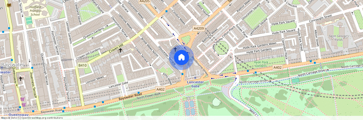 Lancaster Terrace, Lancaster Gate W2