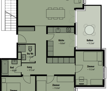 Grosszügige Wohnung mit 1 Gratismietzins - Photo 5