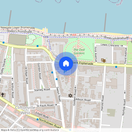 Eastern Esplanade, Cliftonville, Kent, CT9
