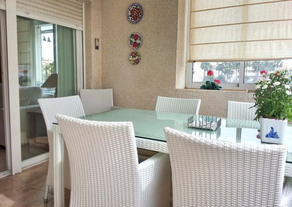 Apartment in Albir with glassed terrace and included garage – #AC-05345